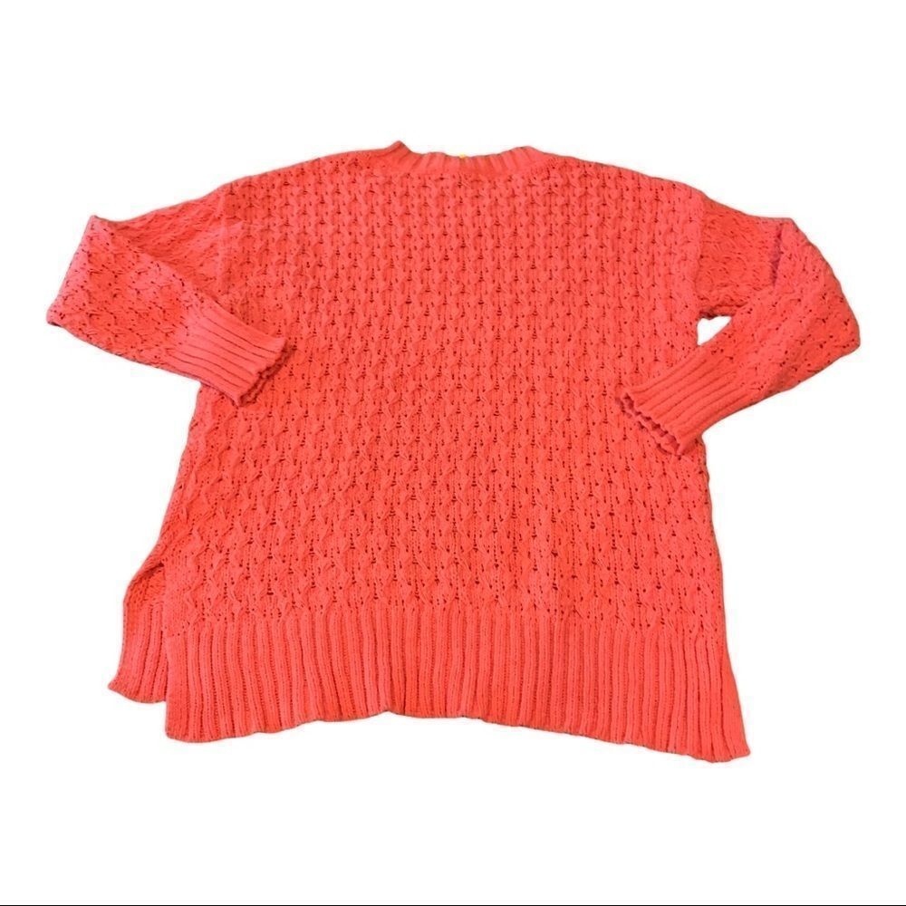 SEVEN 7 Women’s Chenille Sweater M Coral NEW